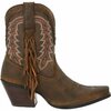 Durango Crush by Women's Roasted Pecan Bootie Western Boot, Roasted Pecan, M, Size 9 DRD0430
